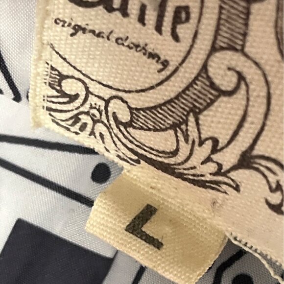 Anthropologie Tulle Women's Charcoal Wool Blend Button Front Coat Sz L - Picture 8 of 10